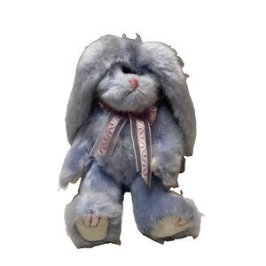 Ty Attic Treasures Plush 6" Azalea Purple Bunny Rabbit No Swing Tag